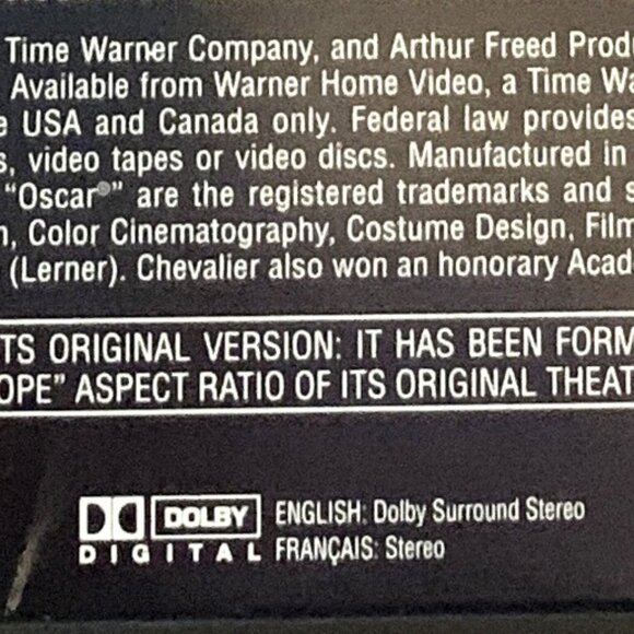 Gigi DVD Oscar Best Picture 1958 Widescreen Region 1 G Leslie Caron Eva Gabor - Picture 6 of 8